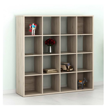 lemari rak serbaguna kubo sekat kayu dinding minimalis simple multifungsi susun kabinet modern terba