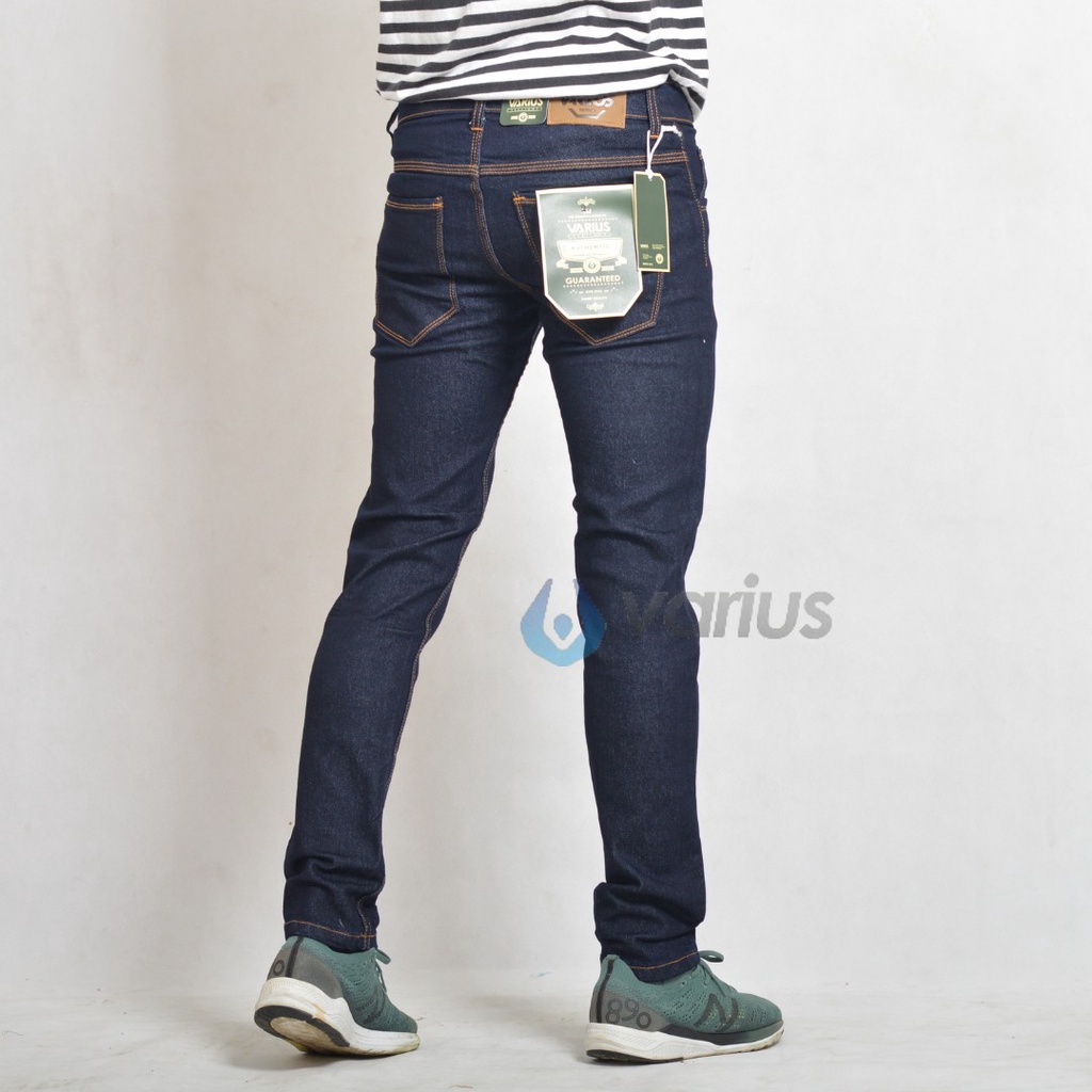 Varuis Heritage 3  - Celana Jeans pria Slimfit Stretch New Original Jeans Panjang Pria Skinny