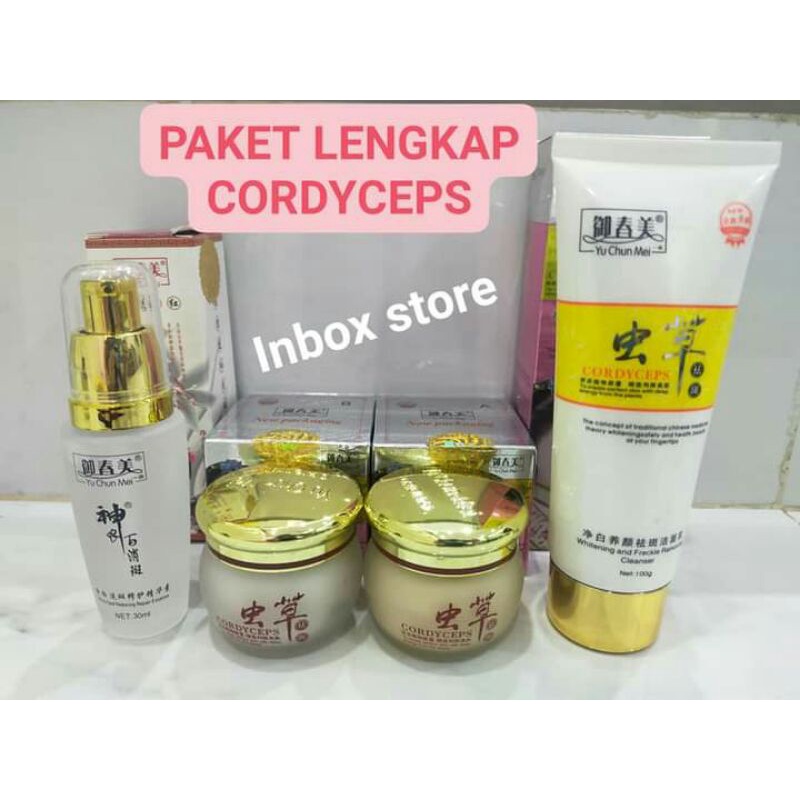 PAKET LENGKAP YU CHUN MEI CORDYCEPS TAIWAN ORI