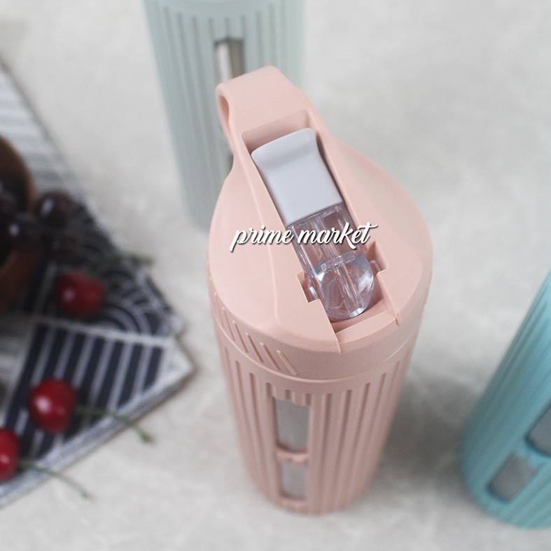 [READY STOK] Botol Minum Sedotan Food Grade / Termos Air Minum / Botol Tumbler 650 ml / Souvenir Pernikahan / Botol Minum Kado Ultah