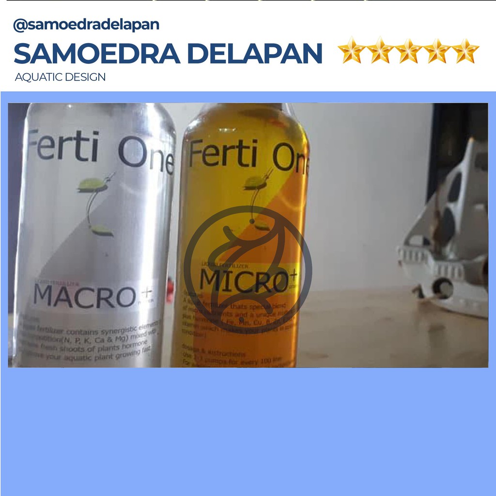 PAKET PUPUK CAIR AQUASCAPE MICRO & MACRO FERTI ONE 250 ML PUPUK AQUASCAPE PUPUK CAIR MICRO & MACRO