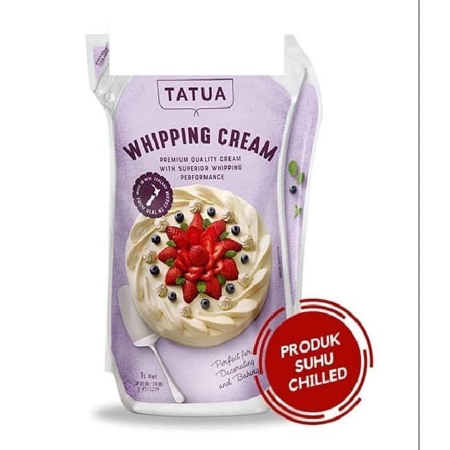 

Tatua Whipping Cream 1 LTR Import New Zealand Kualitas Premium