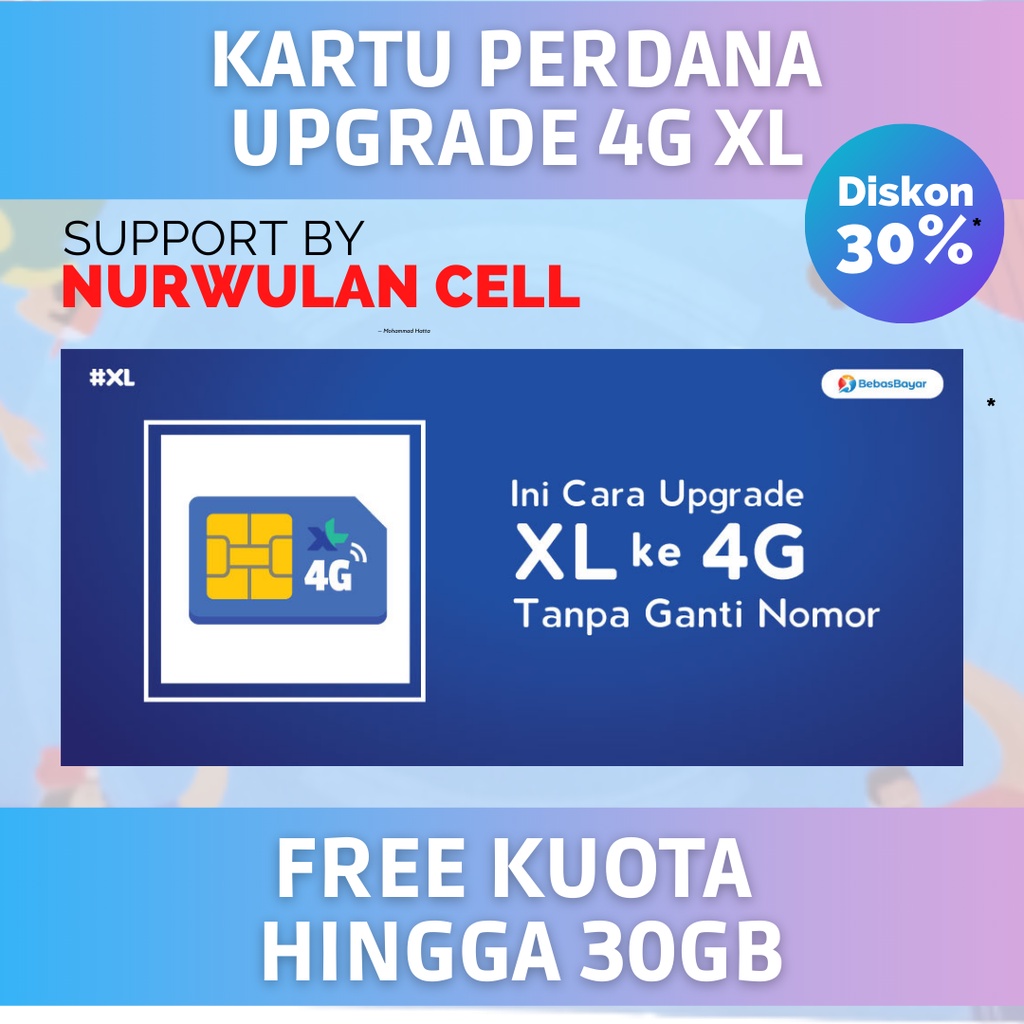 Kartu Perdana Upgrade XL ke 4,5G