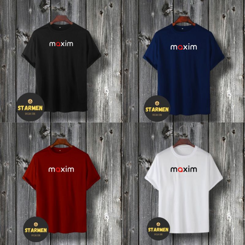 Kaos Distro Unisex MAXIM Katun Combed 30s/ sablon polyflex/polyflex premium / Pakaian Pria Wanita Atasan Cowok Cewek /kaos kekinian/ kaos viral/ tshirt tumbrl tee basic/ Kaos kata kata / kaus / kaus oblong oversize kaos murah best seller ready