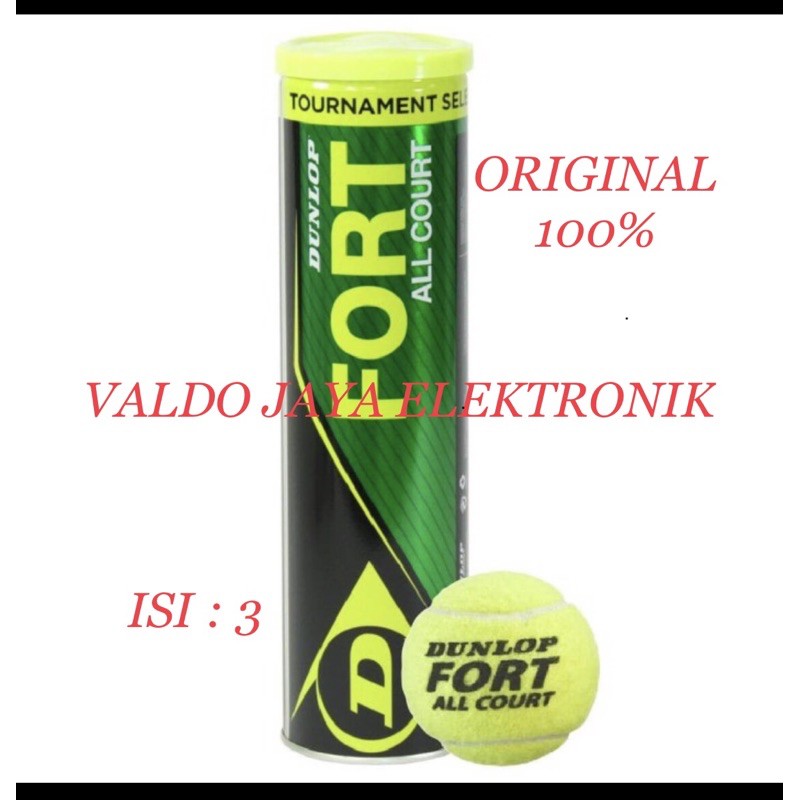 Bola Tenis DUNLOP FORT isi 3 Tennis Ball Dunlop Fort