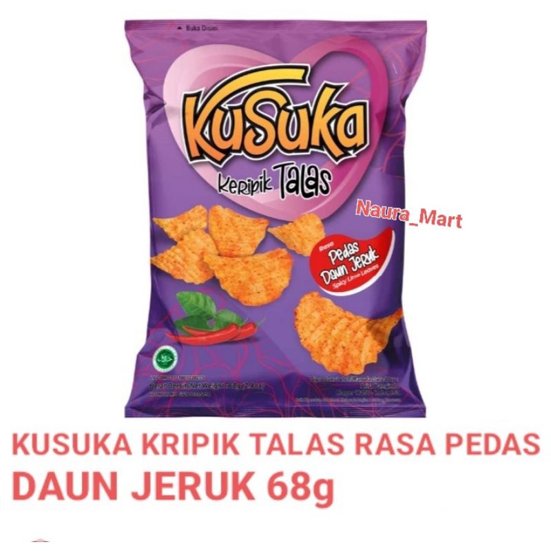 

KUSUKA KRIPIK Talas Rasa Pedas Daun Jeruk 68g