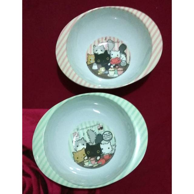 Mangkok/Mangkuk Bayi Oval Melamine Kutusita Nyangko