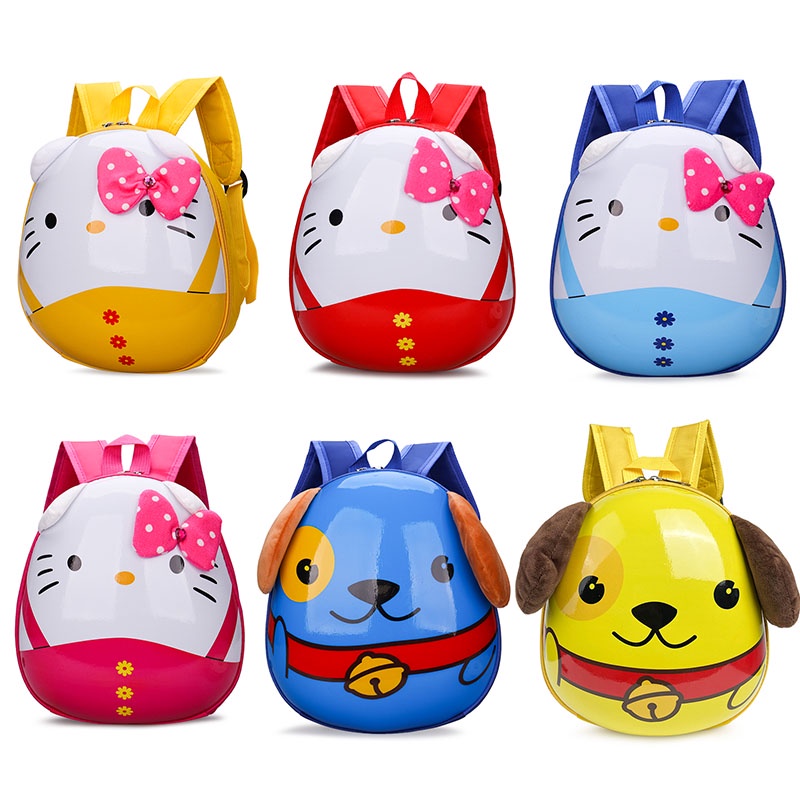 Khatinstore Tas Ransel Sekolah Anak Paud TK SD SMP SMA Karakter Kitty Rabbit Puppy unisex laki laki perempuan import / back to school / backpack import / 476