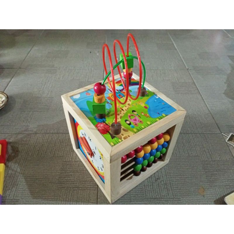 [ MAINAN EDUKASI ] Mainan Multifungsi / Hexagon Busy Box