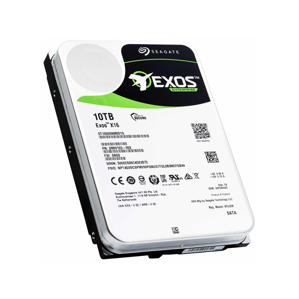 SEAGATE EXOS X16 10TB ST10000NM001G 3.5&quot; 7200RPM 256MB SATA HDD