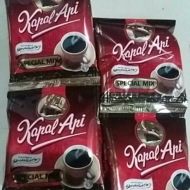 kopi hitam kapal api spesial mix 10 sachet