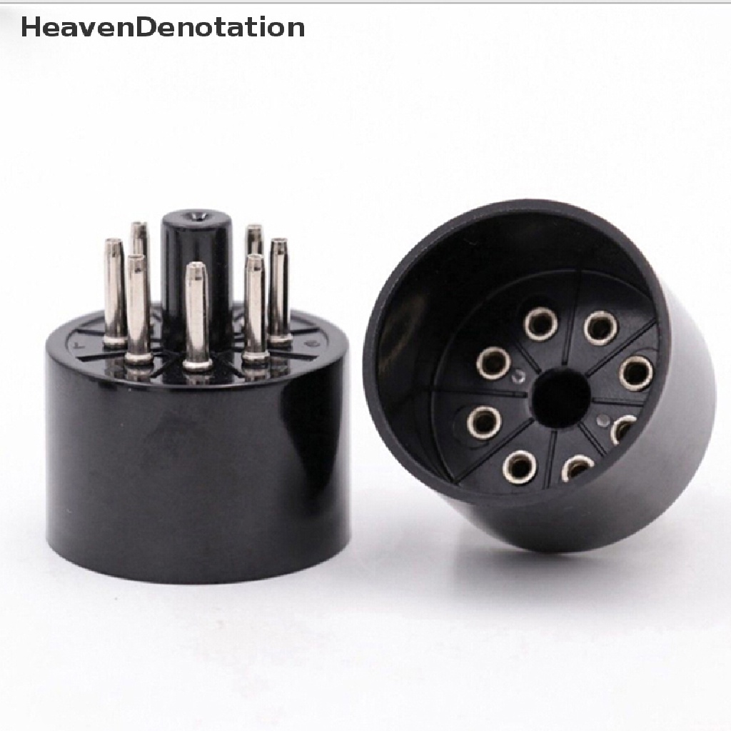 [HeavenDenotation] 1pc 8pin bakelite tube socket valve base triode rectifier forKT88 EL34 6550 6SN7