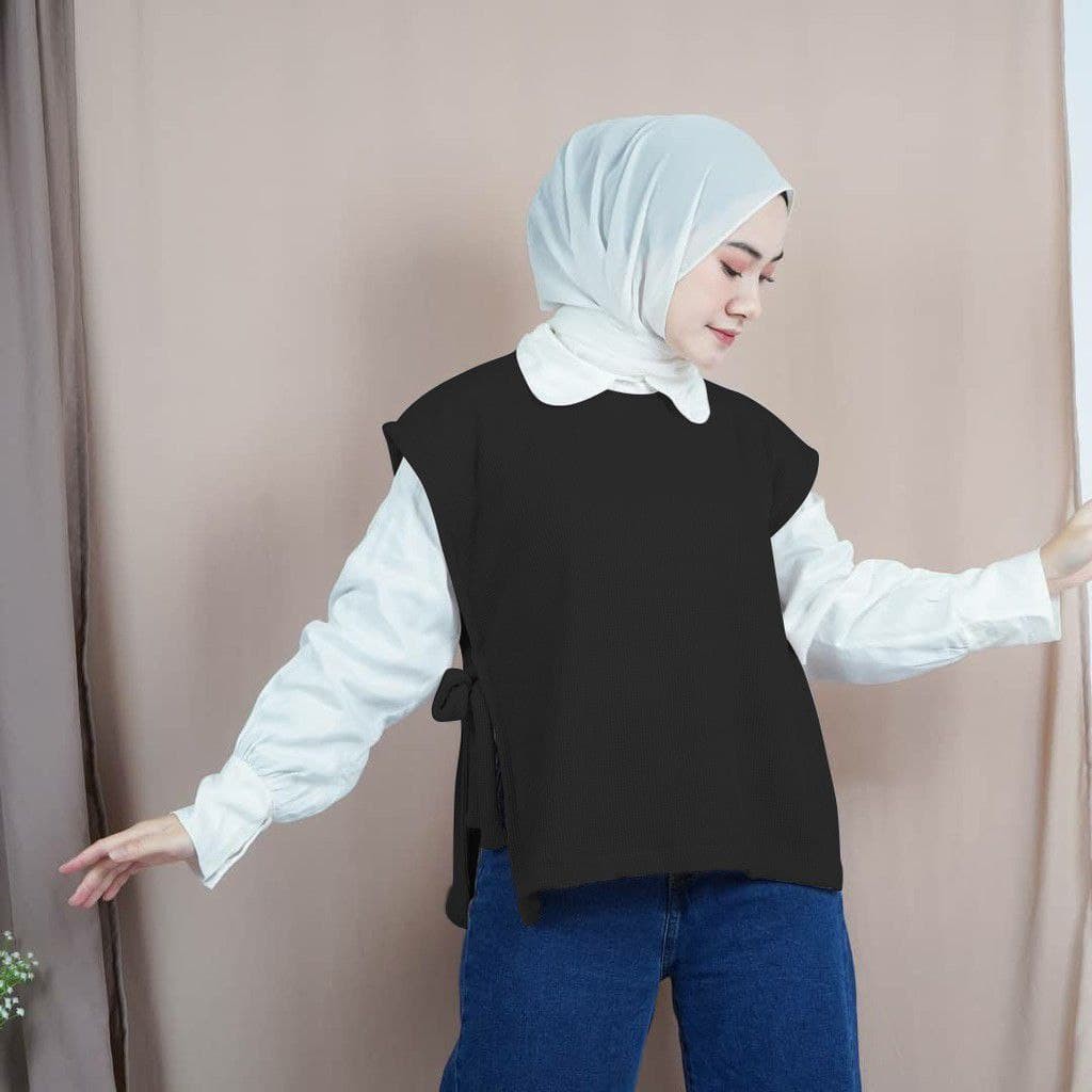 JAYA.Co KIMMY VEST / Rompi Wanita / Vesca Vest ( bagian blkg lebih pjg)