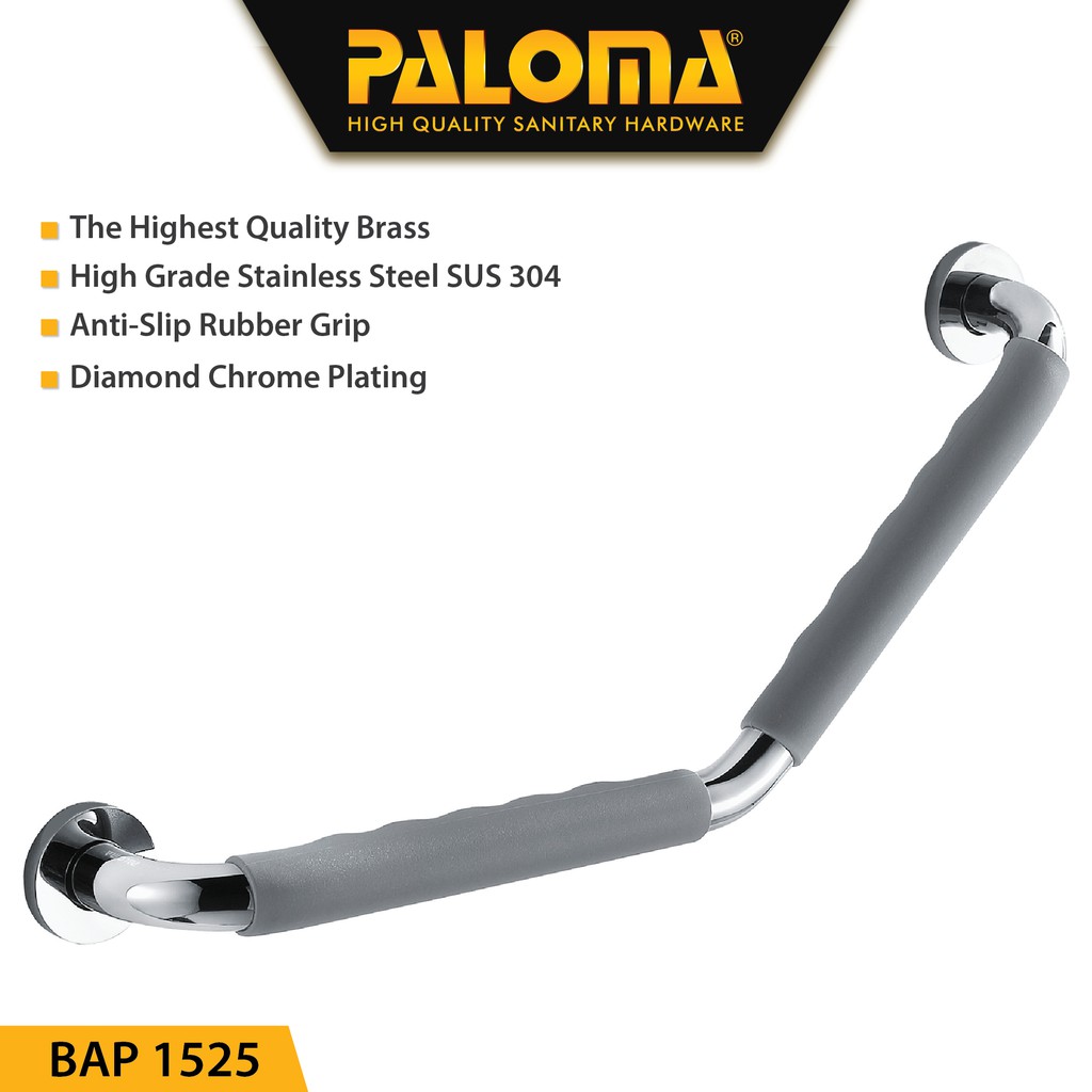 PALOMA BAP 1525 Pegangan Kamar Mandi Handle Bathtub Tub Toilet Bar L