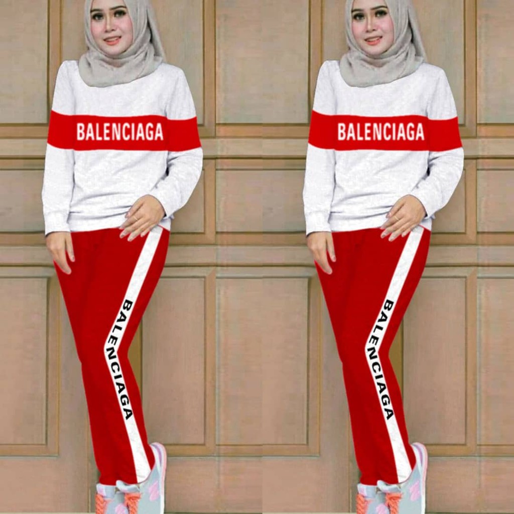 SETELAN BAJU SENAM MUSLIMAH  - KOMPLIT - SETELAN TRAINING