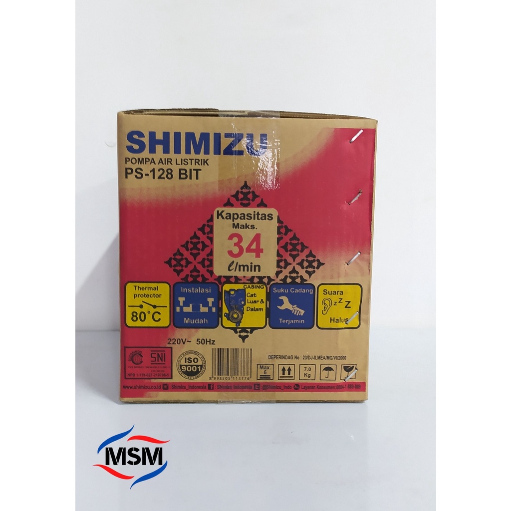 Pompa Air Shimizu 128 / Shimizu 128 / Pompa Air Listrik
