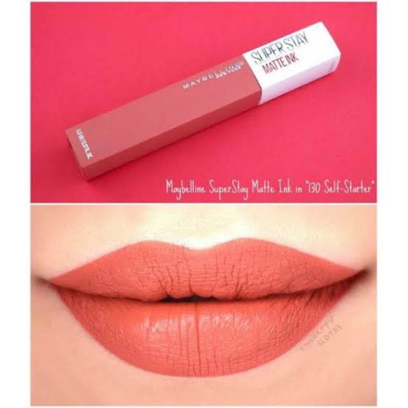 MAYBELLINE SUPERSTAY MATTE INK 130 SELFSTARTER