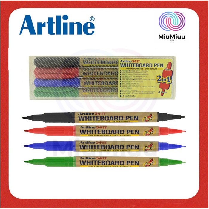 

SPIDOL ARTLINE WHITEBOARD MARKER EK-541T PAPAN TULIS 0.4 MM DUA KEPALA