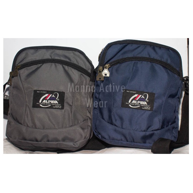 Tas Slempang Sling Bag Travel Pouch Keren Trendy Berkualitas Awet Merk Alpina 01