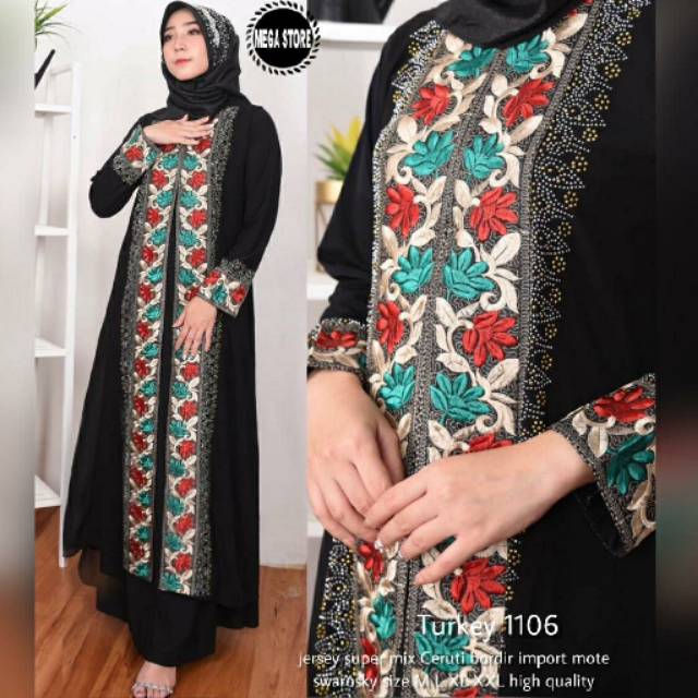 Abaya Turkey by Mega store