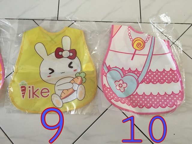 Celemek / Slaber Makan Anak / Bayi Apron anak