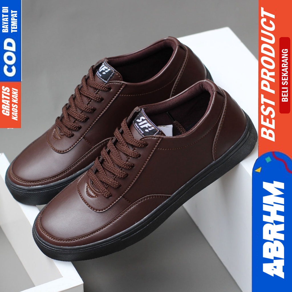 ABRHM River- Sepatu Sneakers Casual Pria Hitam