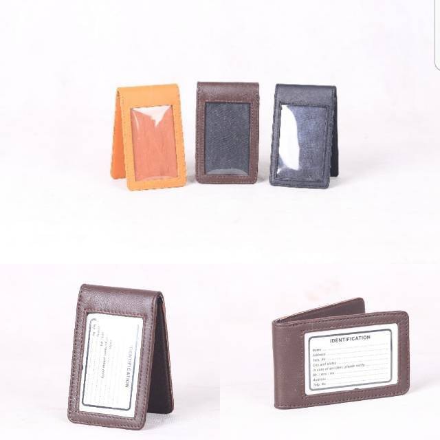 

TEMPAT ID CARD / ID CARD HOLDER KULIT ASLI (2 KARTU)