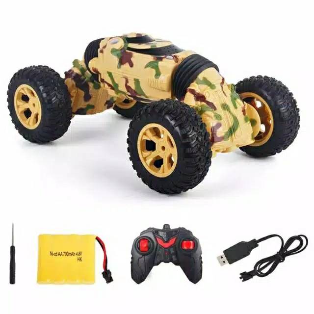 RC TWIST STUNT DOUBLE SIDE CAR MOBIL  REMOTE TWIST YANG 