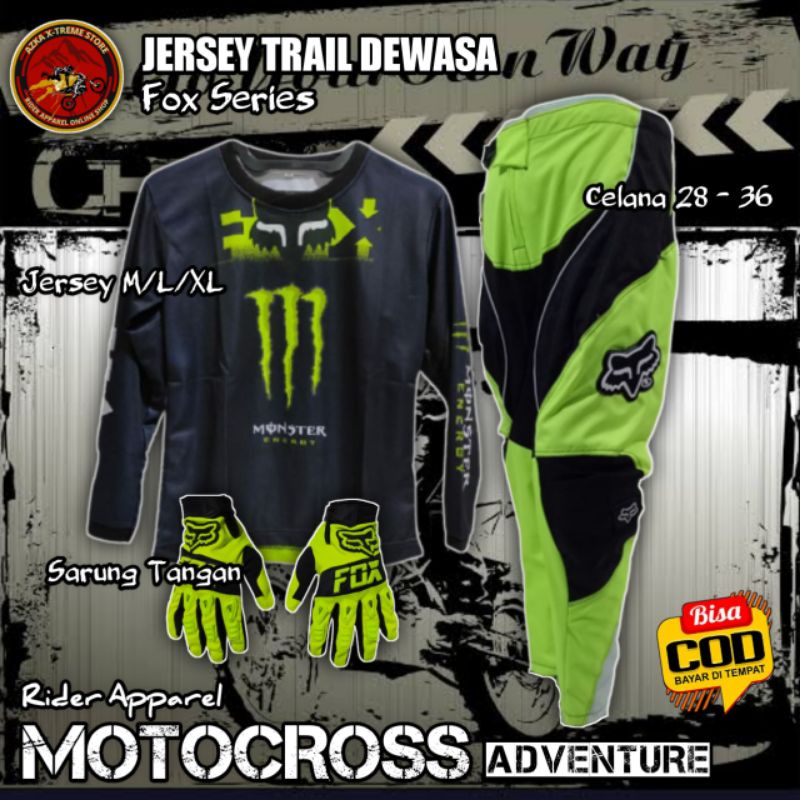 JERSEY SETELAN DEWASA BAJU MOTOCROSS OFFROAD