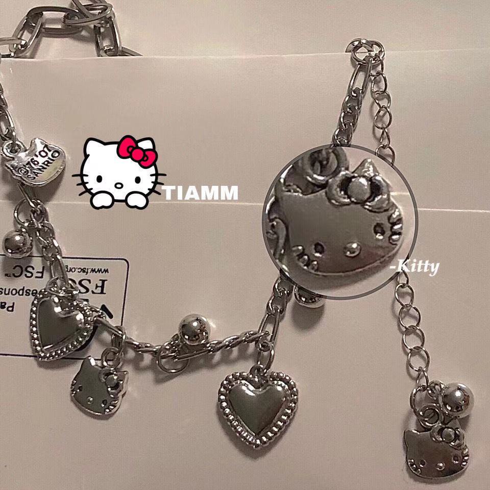 Gelang Double Hellokitty Love Titanium Steel