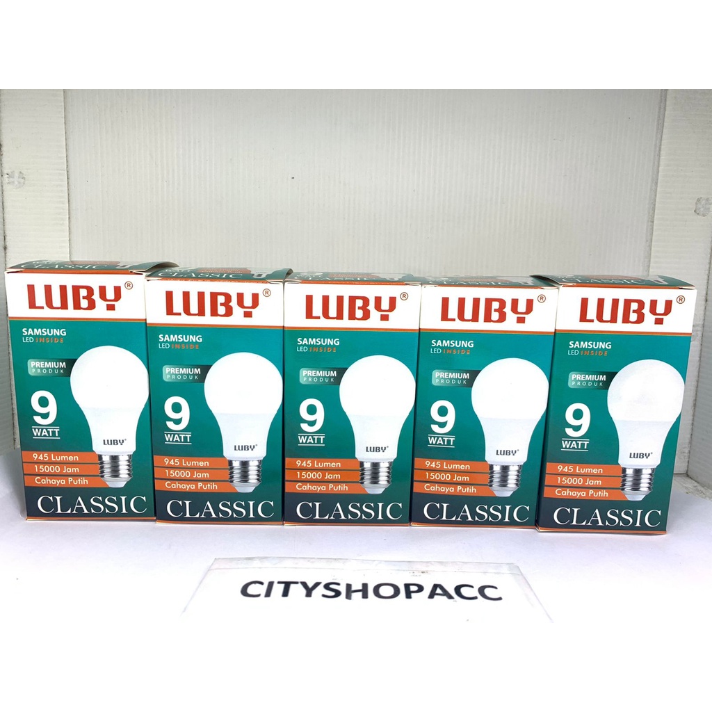 Lampu Bohlam Luby Classic LED 9 Watt LED Bulb