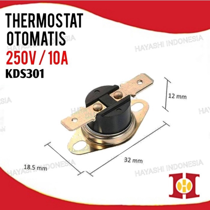 Thermostat Sensor Suhu Pemutus Arus Otomatis Dispenser Penanak Nasi - 10pcs