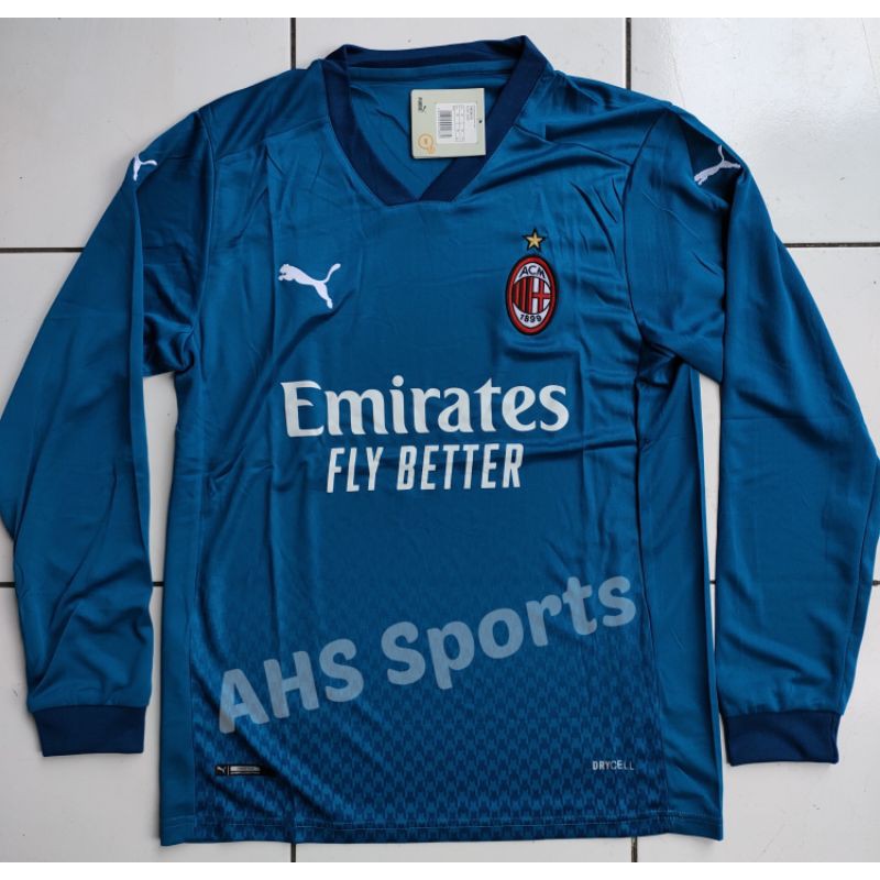 JERSEY MILAN. 3RD THIRD LS LONGSLEEVE 20 21 2020 2021 LENGAN PANJANG GO GRADE ORI THAILAND