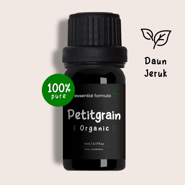 Organic Petitgrain Essential Oil Daun Jeruk Murni 100%