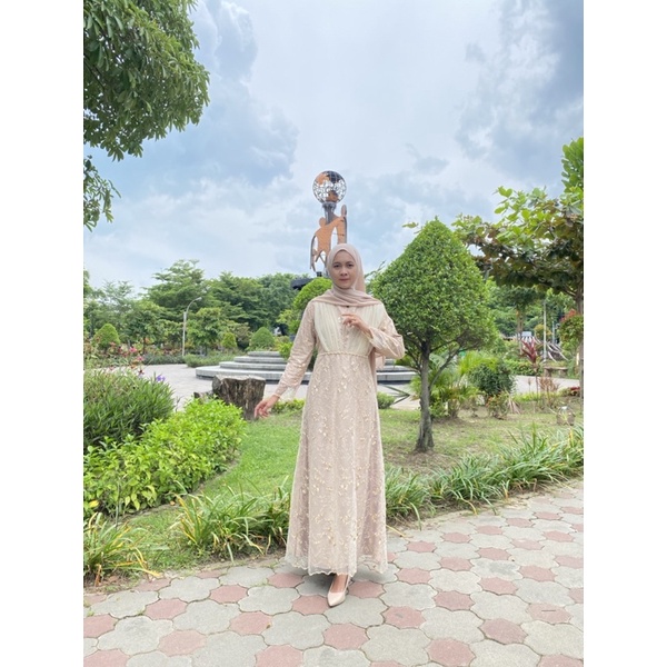 ayana dress by elslook dress kondangan tile bordir gaun lamaran dress weding