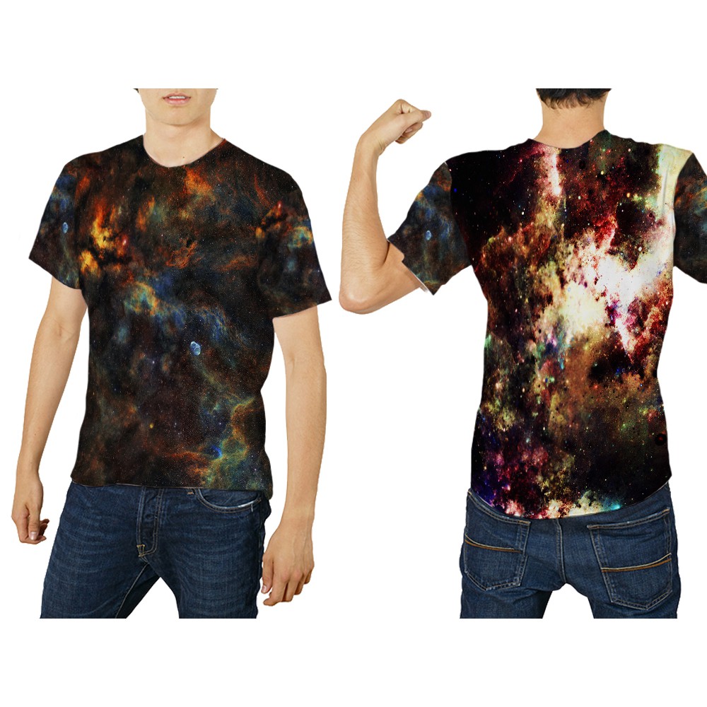 Download T Shirt Kaos Lengan Pendek Pria Tema Galaxy 3d Fullprint Sublimation Art 002 Shopee Indonesia