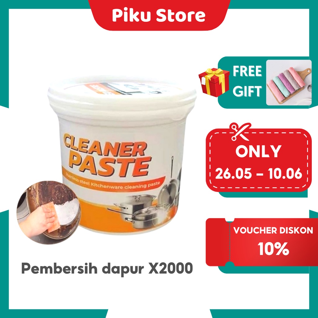 Pembersih dapur pasta ajaib X2000 pembersih dapur serbaguna membersihkan semua noda karat pada panci