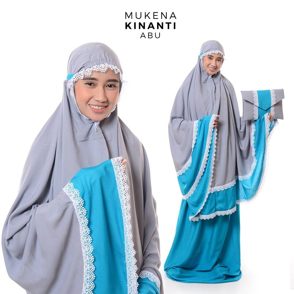 grosir mukena rayon premium kinanti
