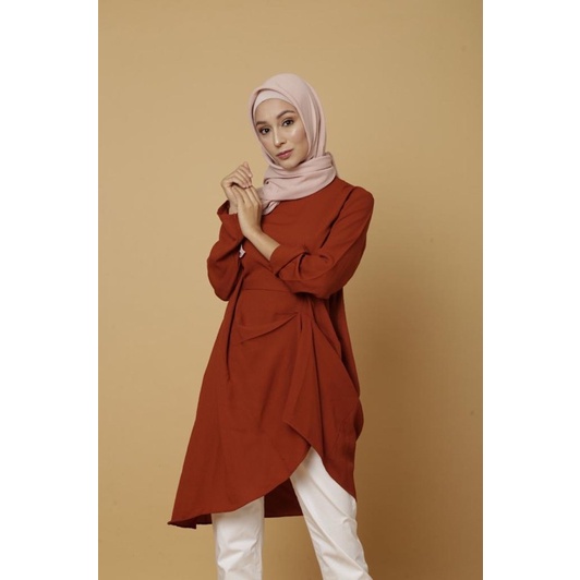 AISHA TUNIC WANITA POLOS/BAJU MUSLIMAH REMAJA