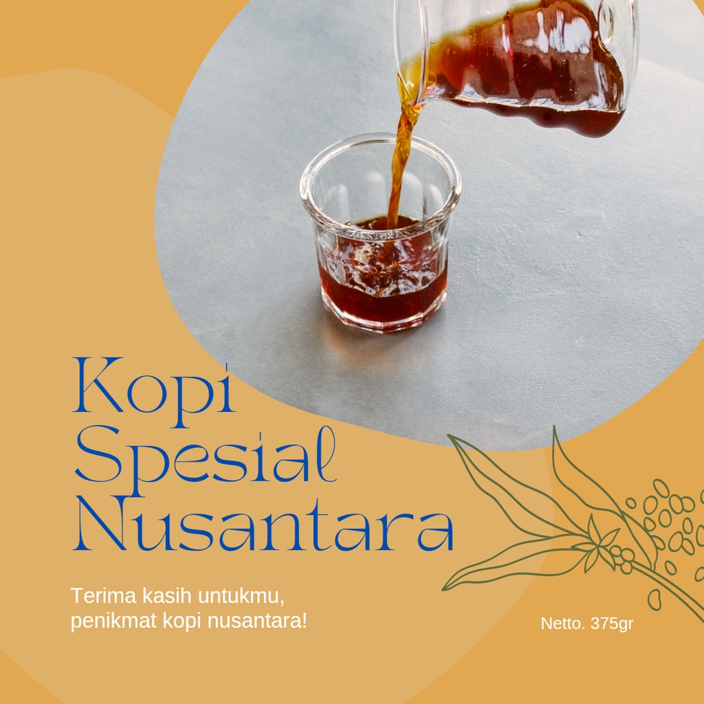 

Kopi Spesial Nusantara 375gr - Bubuk Halus