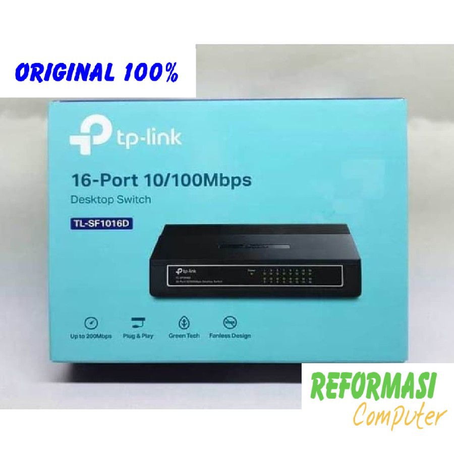 TP-LINK TL-SF1016D 16-Port 10/100M TPLINK Switch Hub 16Port 16 Port