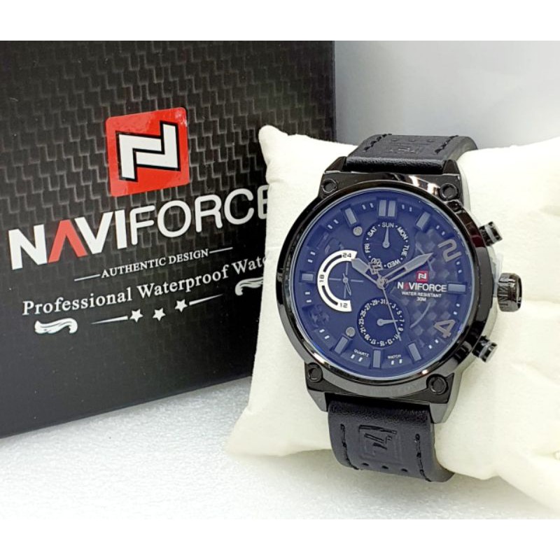 JAM TANGAN NAVIFORCE 9068 KULIT ORIGINAL