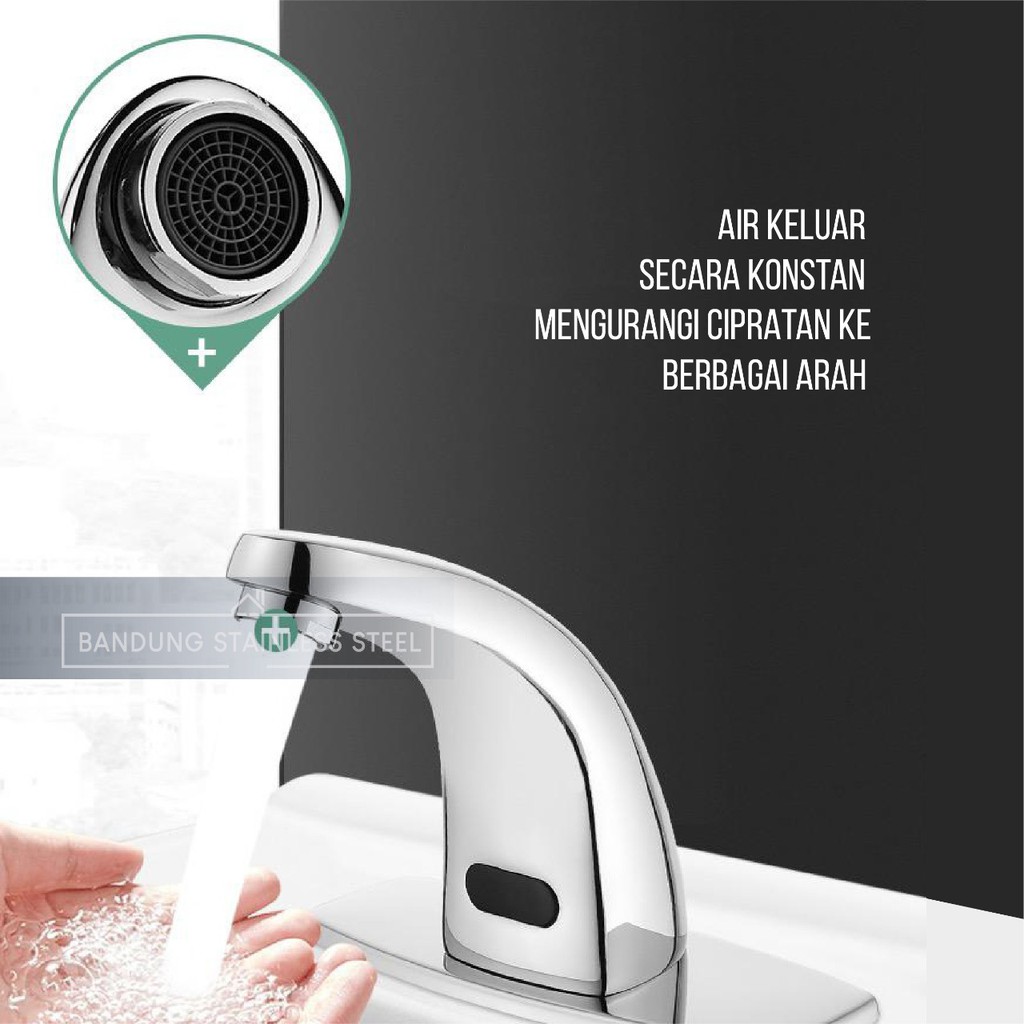 Kran Automatic Keran Otomatis Kran Sensor Wastafel Tebal Body Besar