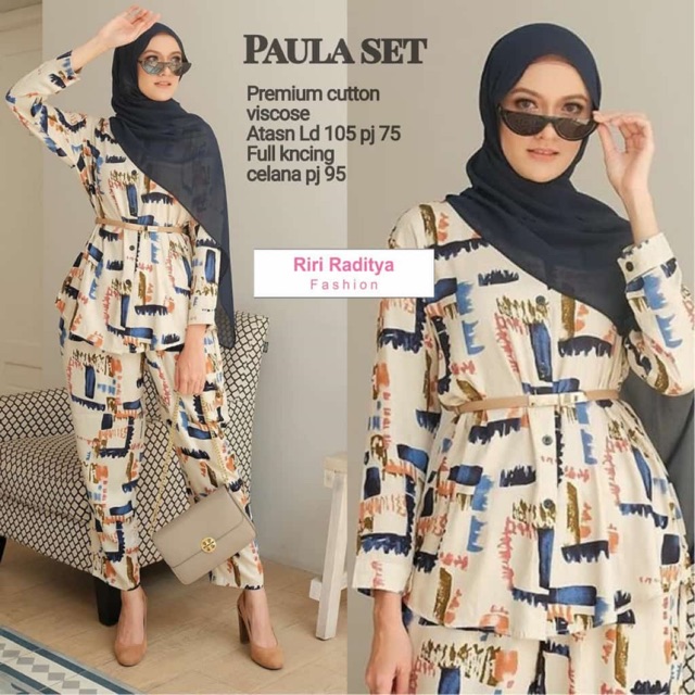 FREYA PAJAMA MIEUX // PAULA SET orinaura pajama motif original viena belle mieux-1