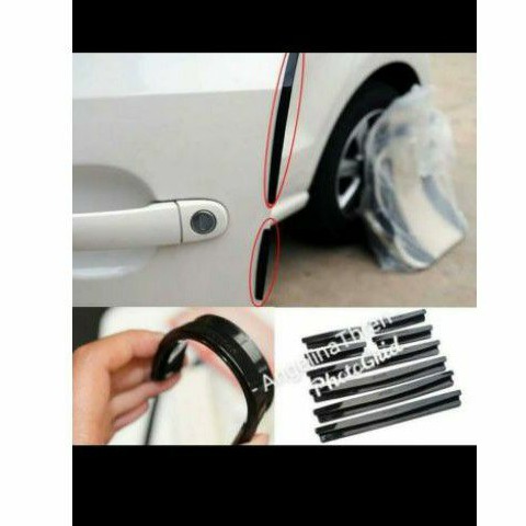 door guard car slim 8pcs - pelindung pintu mobil slim set