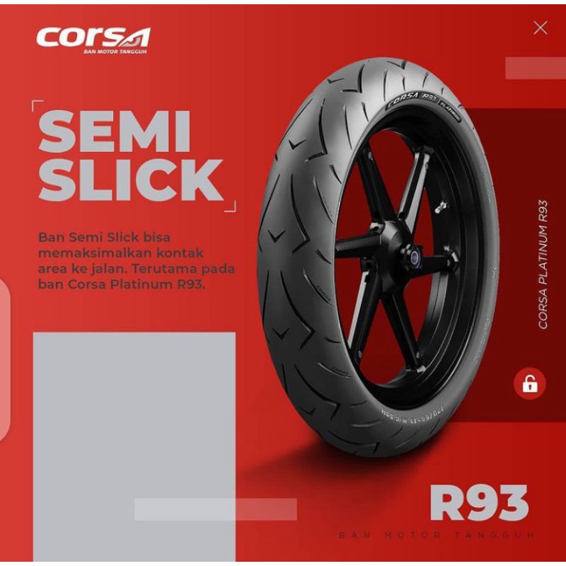 Ban Corsa Platinum R93 150/60-17 Tubeless