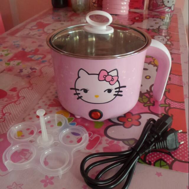 Pqnci hellokitty listrik masak telur.air.mie instan