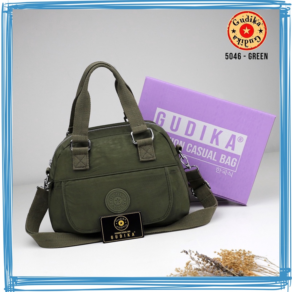 SALE GUDIKA - Shoulder bag Wanita Modis Import Original 5046 - Tas Wanita Tas Selempang Bahu Kekinian Terbaru Bahan Nylon Waterproof Anti Air - slingbag - tas mini - bag - cewek - imut - fashion - branded - santai - slempang - termurah - ori - wanita