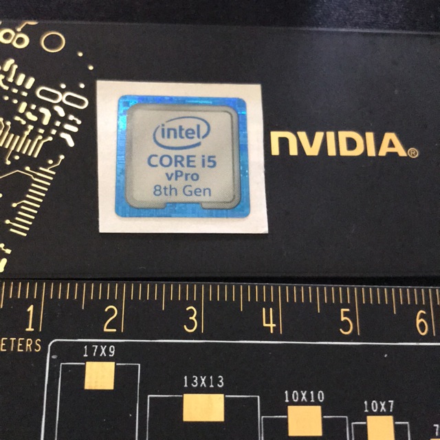 Sticker stiker intel Core i5 vPro 8th Gen ori
