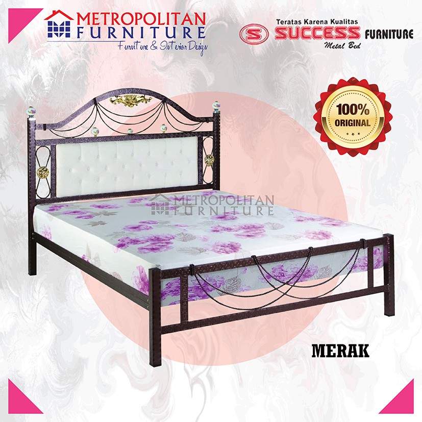 Success Tempat tidur/Ranjang Besi - Merak